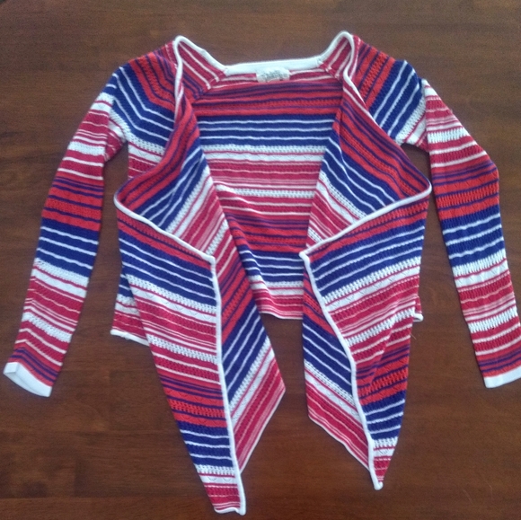 Boutique Forever 21 Patriotic Striped Cardigan - Picture 3 of 7